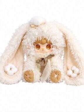 Yooki Bunny's Floral Fragments 400% Series Plush NEW - Cottony Clouds
